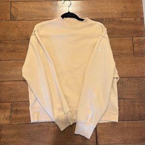 Alo Freestyle Mock Neck Sweatshirt Women’s Medium Tan